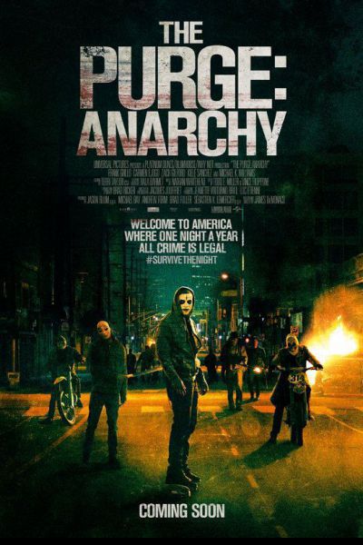A megtisztulás éjszakája: anarchia – Plakát
